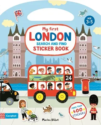 Môj prvý Londýn Hľadaj a nájdi samolepkovú knihu - My First London Search and Find Sticker Book