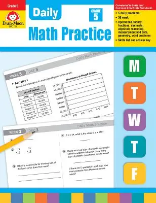 Denné precvičovanie matematiky, 5. ročník - Daily Math Practice, Grade 5