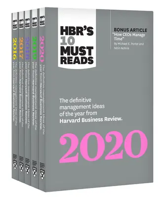 5 rokov povinnej literatúry od Hbr: Edícia 2020 (5 kníh) - 5 Years of Must Reads from Hbr: 2020 Edition (5 Books)