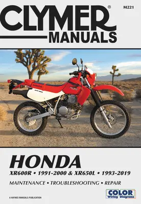 Honda Xr600r - 1991-2000 & Xr650l - 1993-2019 Clymer Manual: Údržba - Odstraňovanie porúch - Oprava - Honda Xr600r - 1991-2000 & Xr650l - 1993-2019 Clymer Manual: Maintenance - Troubleshooting - Repair