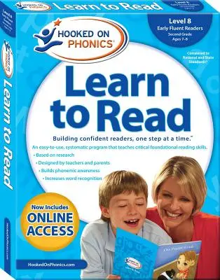 Hooked on Phonics Learn to Read - Level 8: Early Fluent Readers (druhá trieda - vek 7-8 rokov) - Hooked on Phonics Learn to Read - Level 8: Early Fluent Readers (Second Grade - Ages 7-8)