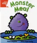 Rigby Star Guided Reception Red Level: Knižné knihy pre deti:  Kniha pre žiakov Monster Meal (samostatná) - Rigby Star guided Reception Red Level:  Monster Meal Pupil Book (single)