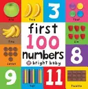 Prvých 100 číslic - prvá 100 tabuľková kniha - First 100 Numbers - First 100 Board Book