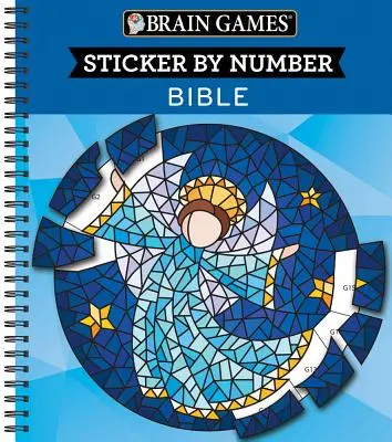 Hry na mozog - Nálepka podľa čísla: Biblia (28 obrázkov na nalepenie) - Brain Games - Sticker by Number: Bible (28 Images to Sticker)