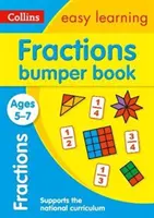 Kniha zlomkov vo veku 5-7 rokov - ideálna na domáce učenie - Fractions Bumper Book Ages 5-7 - Ideal for Home Learning