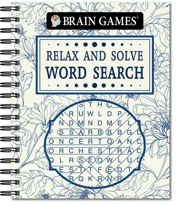 Hry na mozog - Relaxuj a rieš: Hľadanie slov (Toile) - Brain Games - Relax and Solve: Word Search (Toile)