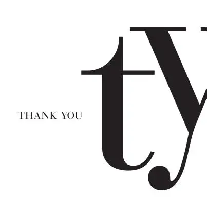 Ďakujem - Thank You
