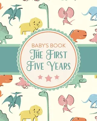 Detská kniha Prvých päť rokov: Pamätník Prvýkrát rodič Ako rastieš Darček na detskú oslavu - Baby's Book The First Five Years: Memory Keeper First Time Parent As You Grow Baby Shower Gift