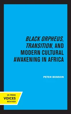 Čierny Orfeus, prechod a moderné kultúrne prebudenie v Afrike - Black Orpheus, Transition, and Modern Cultural Awakening in Africa