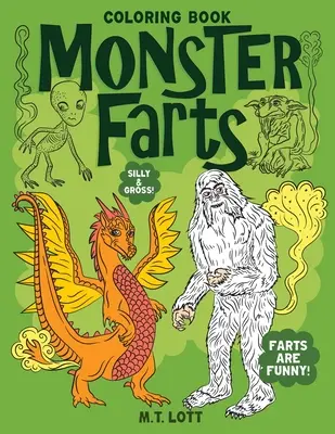 Prdiace príšery Omaľovánka - Monster Farts Coloring Book