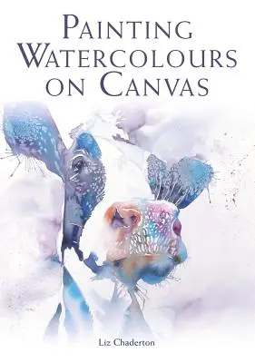 Maľovanie akvarelov na plátno - Painting Watercolours on Canvas