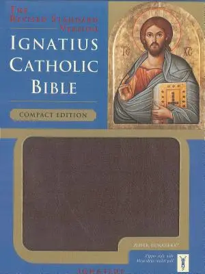 Ignácova katolícka Biblia-RSV-Compact Zipper - Ignatius Catholic Bible-RSV-Compact Zipper