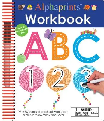 Alphaprints: Stierací zošit ABC - Alphaprints: Wipe Clean Workbook ABC