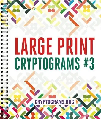 Kryptogramy s veľkou tlačou #3 - Large Print Cryptograms #3