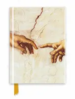 Michelangelo (Michelangelo): (Fóliovaný denník) - Michelangelo: Creation Hands (Foiled Journal)
