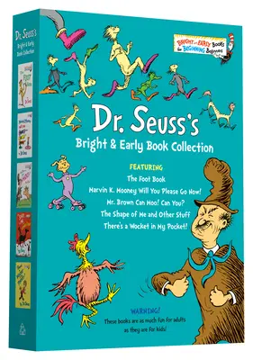 Kolekcia kníh Dr. Seuss Bright & Early: Mooney Will You Please Go Now!; Mr. Brown Can Moo! Can You?, The Shape of Me and Ot - Dr. Seuss Bright & Early Book Collection: The Foot Book; Marvin K. Mooney Will You Please Go Now!; Mr. Brown Can Moo! Can You?, the Shape of Me and Ot