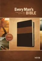 Biblia pre každého muža-NIV-Deluxe Heritage - Every Man's Bible-NIV-Deluxe Heritage