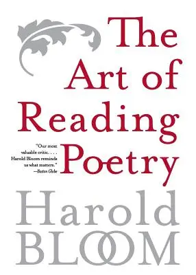 Umenie čítať poéziu - The Art of Reading Poetry