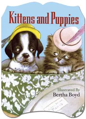 Kniha v tvare mačiatok a šteniatok - Kittens and Puppies Shaped Book