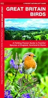 Vtáky Veľkej Británie, 2. vydanie - Skladací vreckový sprievodca známymi druhmi Anglicka, Škótska a Walesu - Great Britain Birds, 2nd Edition - A Folding Pocket Guide to Familiar Species of England, Scotland & Wales