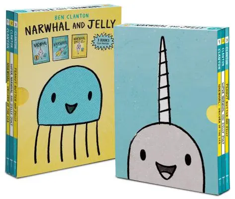 Narwhal and Jelly Box Set (knihy 1, 2, 3 a plagát) - Narwhal and Jelly Box Set (Books 1, 2, 3, and Poster)