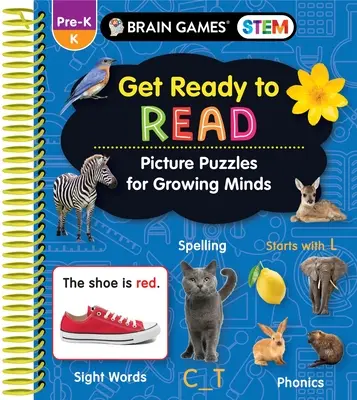 Hry na mozog Stem - Pripravte sa na čítanie: Hádanky s obrázkami pre rastúce mozgy - Brain Games Stem - Get Ready to Read: Picture Puzzles for Growing Minds