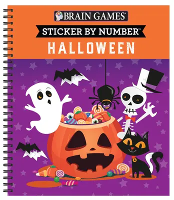 Hry na mozog - Nálepka podľa čísla: Halloween - Brain Games - Sticker by Number: Halloween