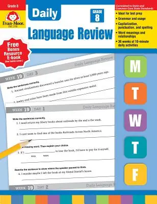 Denný jazykový prehľad, 8. ročník Te - Daily Language Review, Grade 8 Te