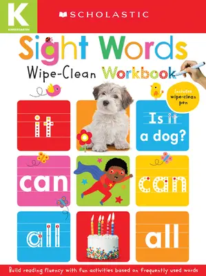 Zrakové slová: Scholastic Early Learners (Wipe-Clean Workbook) - Sight Words: Scholastic Early Learners (Wipe-Clean Workbook)