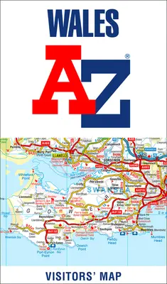 Wales A-Z mapa pre návštevníkov - Wales A-Z Visitors' Map