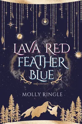 Láva Červené pero Modrá - Lava Red Feather Blue