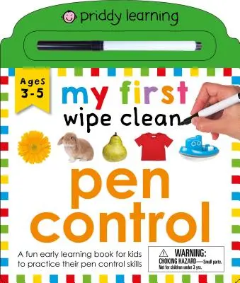 Moje prvé čistenie: Kontrola pera: Zábavná knižka pre deti na precvičovanie ovládania pera - My First Wipe Clean: Pen Control: A Fun Early Learning Book for Kids to Practice Their Pen Control Skills