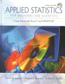 Aplikovaná štatistika pre inžinierov a vedcov: S CDROM-om]: Príručka pre vedcov a inžinierov: Používanie programu Microsoft Excel a Minitab - Applied Statistics for Engineers and Scientists: Using Microsoft Excel & Minitab [With CDROM]