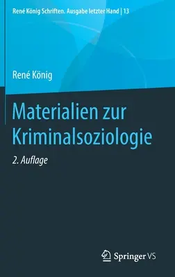 Materiály k sociológii kriminality - Materialien Zur Kriminalsoziologie