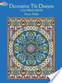 Omaľovánky s dekoratívnymi vzormi dlaždíc - Decorative Tile Designs Coloring Book