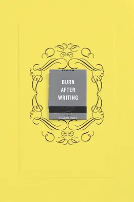 Burn After Writing (žltá) - Burn After Writing (Yellow)