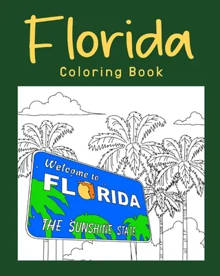Florida Omaľovánky - Florida Coloring Book