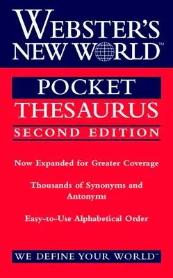 Webster's New World Pocket Thesaurus, druhé vydanie - Webster's New World Pocket Thesaurus, Second Edition