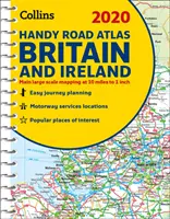 2020 Collins Handy Road Atlas Británia a Írsko - 2020 Collins Handy Road Atlas Britain and Ireland