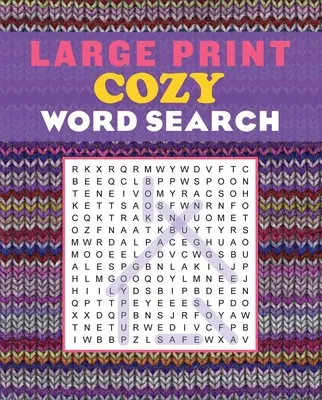 Veľká tlač Útulné hľadanie slov - Large Print Cozy Word Search