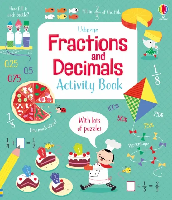 Zlomky a desatinné čísla Kniha aktivít - Fractions and Decimals Activity Book