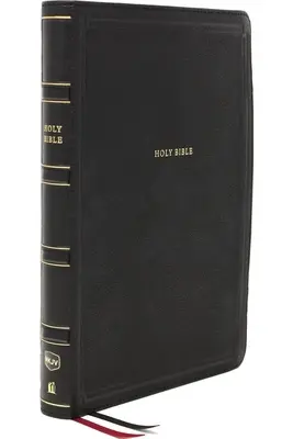 Nkjv, Deluxe Thinline Reference Bible, Leathersoft, Black, Thumb Indexed, Red Letter Edition, Comfort Print: Svätá Biblia, Nová verzia kráľa Jakuba - Nkjv, Deluxe Thinline Reference Bible, Leathersoft, Black, Thumb Indexed, Red Letter Edition, Comfort Print: Holy Bible, New King James Version