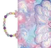 Kompaktná detská Biblia-ICB - trblietavé krídla s korálkovou rukoväťou zdobenou drahokamami - Compact Kids Bible-ICB-Glitter Wings Beaded Jeweled Handle