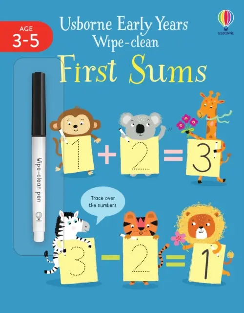 Prvé súčty pre najmenších Stieracie nálepky pre najmenších - Early Years Wipe-Clean First Sums