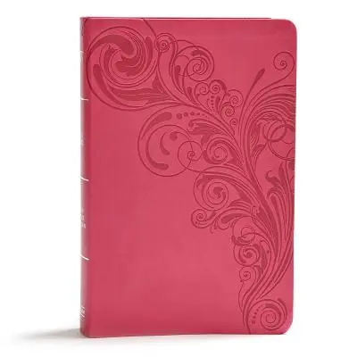 KJV Giant Print Reference Bible, Pink Leathertouch, Indexed: Smythe-Sewn, dvojstĺpcový text, konkordancia, prezentačná strana, - KJV Giant Print Reference Bible, Pink Leathertouch, Indexed: Red Letter, Ribbon Marker, Smythe-Sewn, Two-Column Text, Concordance, Presentation Page,