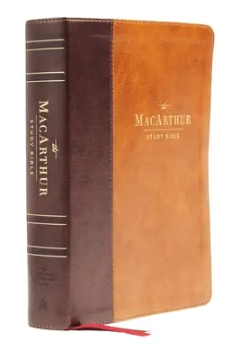 Nasb, MacArthur Study Bible, 2nd Edition, Leathersoft, Brown, Thumb Indexed, Comfort Print: Uvoľňovanie Božej pravdy jeden verš za druhým - Nasb, MacArthur Study Bible, 2nd Edition, Leathersoft, Brown, Thumb Indexed, Comfort Print: Unleashing God's Truth One Verse at a Time
