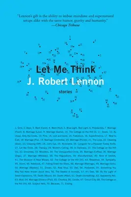 Nechajte ma premýšľať: Príbehy - Let Me Think: Stories