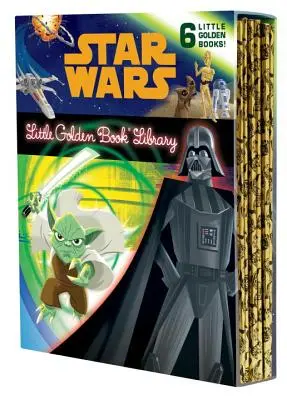 Malá zlatá knižnica Star Wars (Star Wars): The Phantom Menace; Attack of the Clones; Revenge of the Sith; A New Hope; The Empire Strikes Ba - The Star Wars Little Golden Book Library (Star Wars): The Phantom Menace; Attack of the Clones; Revenge of the Sith; A New Hope; The Empire Strikes Ba