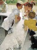 Norman Rockwell's Soda Jerk zo zošita Saturday Evening Post - Norman Rockwell's the Soda Jerk from the Saturday Evening Post Notebook
