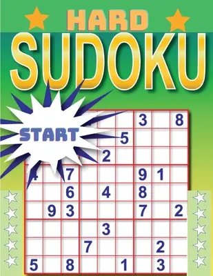 Kniha ťažkých sudoku hádaniek pre dospelých - Hard Sudoku Puzzle Book